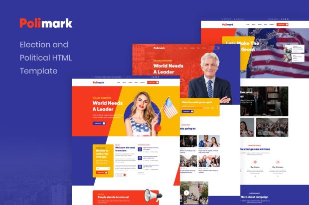 Polimark - Election and Political HTML Template