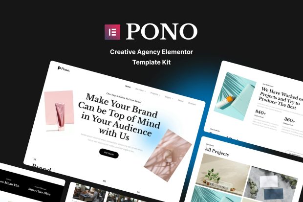 Pono - Creative Agency Elementor Template Kit