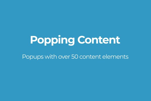 Popping Content 1.22