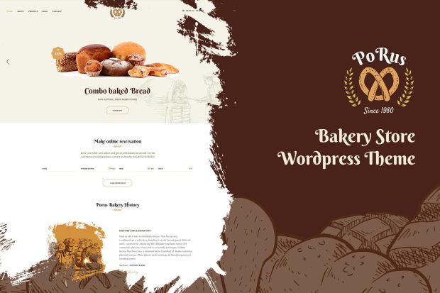 Porus - Bakery Store WordPress Theme 1.0.9