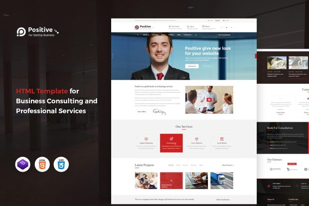 Positive - Business Consulting HTML Template