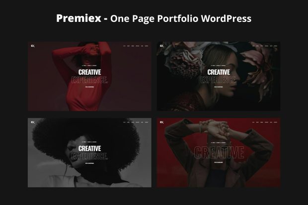 Premiex - One Page Portfolio WordPress Theme 1.0