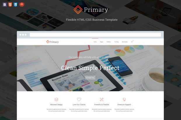 Primary - Flexible Business HTML 5/CSS 3 Template