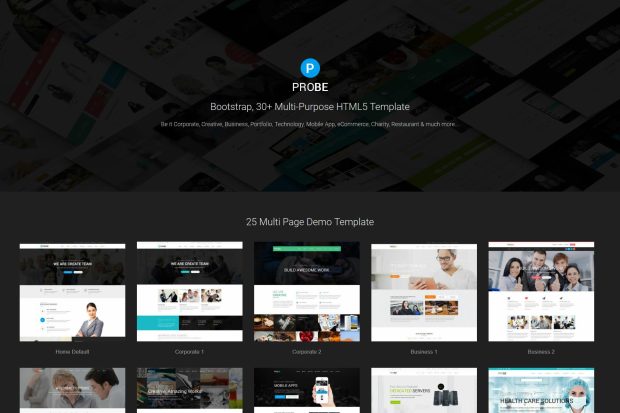 Probe - Responsive Multi-Purpose HTML5 Template