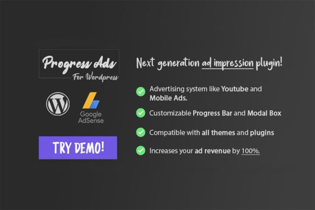 Progress Ads - WordPress Adsense & Banner Plugin 1.3.2