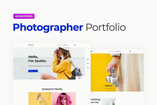 Proto – Photographer Portfolio Template Kit