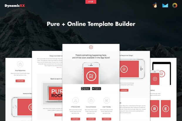 Pure - Responsive APP Email Template