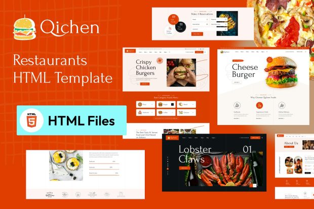 Qichen - Fast Food & Restaurant HTML Template