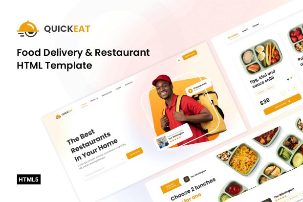 Quickeat - Food Delivery & Restaurant Template