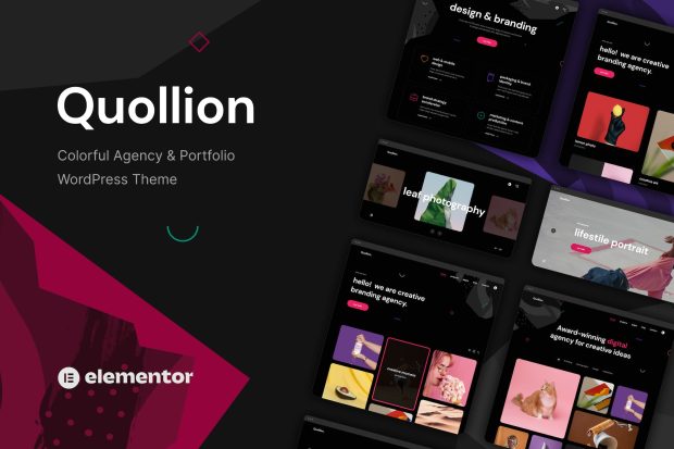 Quollion - Colorful Agency & Portfolio Theme 1.0.2