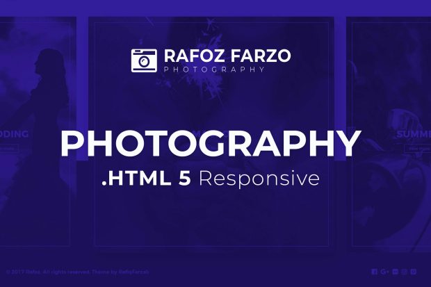 Rafoz Photography HTML Template