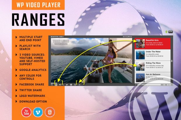 RANGES - Video Player With Multiple Intervals 1.3