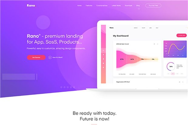 Rano - Landing Page HTML Template