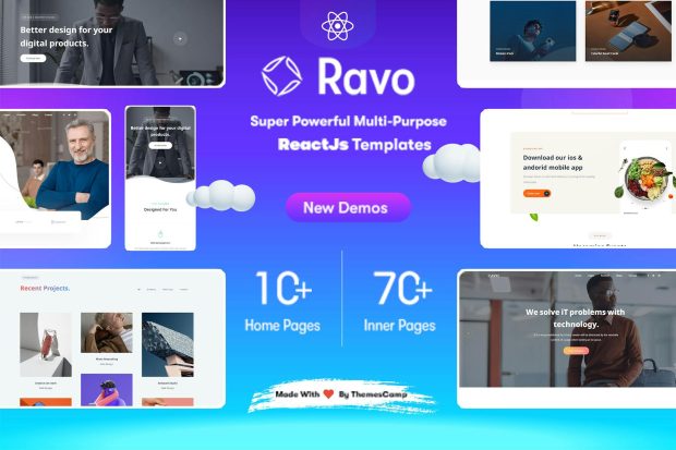 Ravo - React Multipurpose Creative Template