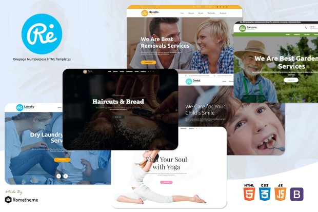 RE - Multi-purpose Responsive HTML Templates RS