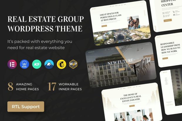 Reland - Real Estate Group WordPress Theme + RTL 1.1