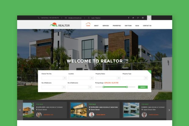 Realtor - Real Estate HTML Template