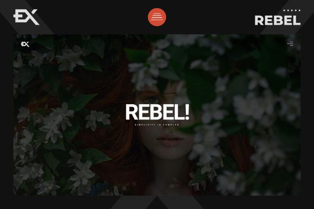 Rebel - Creative Portfolio Template