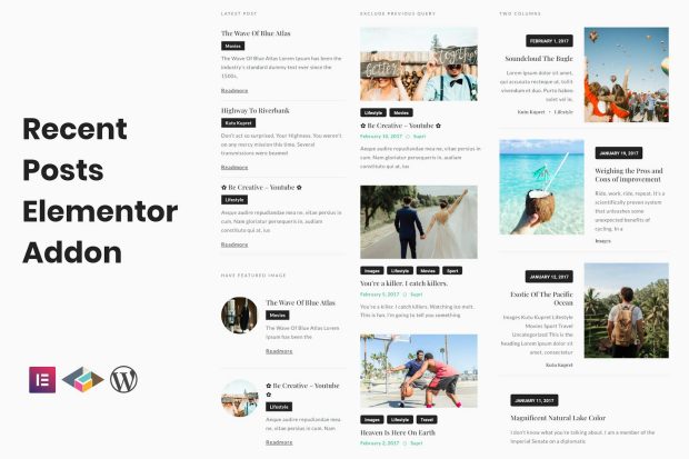 Recent Posts Elementor Addon 1.0.0