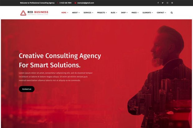 RedBiz - Finance & Consulting Multi-Purpose Theme 1.2.9