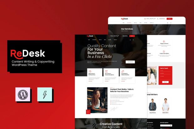 ReDesk - Content Writing & Copywriting Theme 1.0