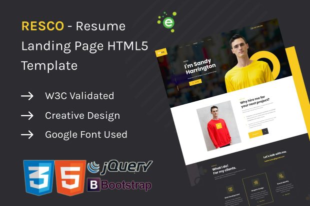 Resco - Resume HTML5 Template