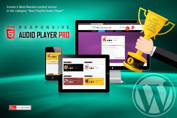 Responsive HTML5 Audio Player PRO WordPress Plugin 3.5.7