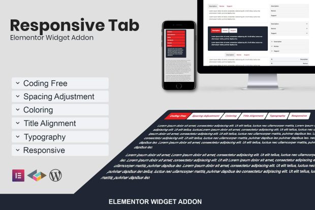 Responsive Tab Elementor Addon Plugin 1.0.2