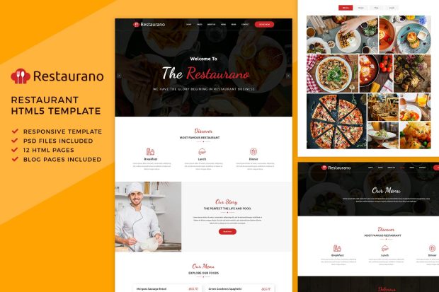 Restaurano | Restaurant HTML Template