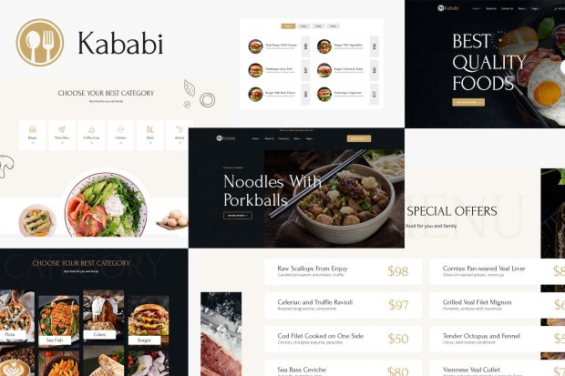 Restaurant WordPress Theme - Kababi 1.0.6