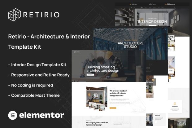 Retirio - Architecture & Interior Template Kit