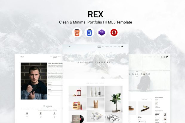 Rex - Clean & Minimal Portfolio HTML5 Template