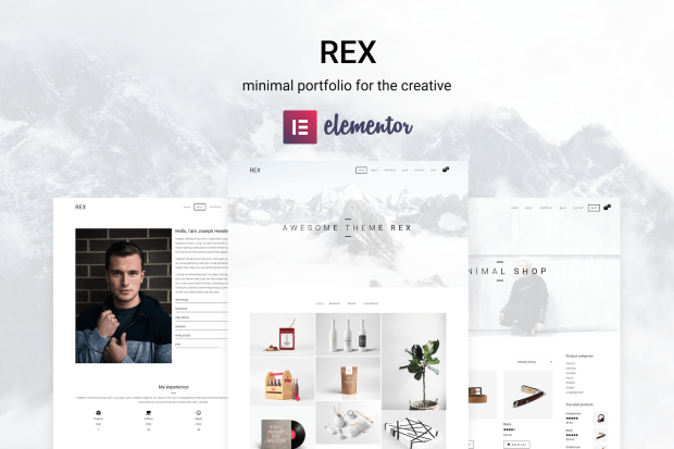 Rex - Minimal WordPress Portfolio Theme 4.0.1