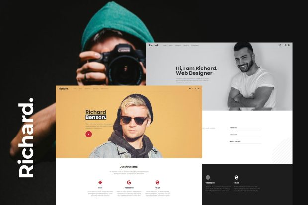 Richard - Onepage Personal WordPress Theme 1.0