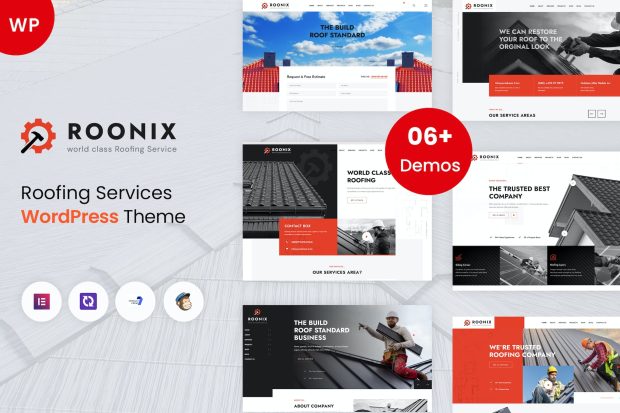 Roonix - Roofing Services WordPress Theme 1.5