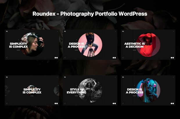 Roundex - Photography Portfolio WordPress 1.0