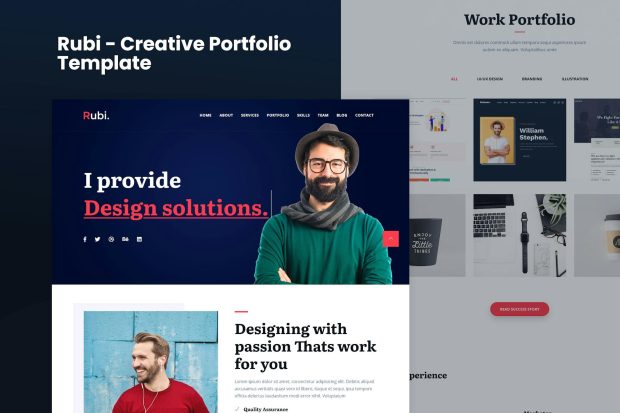 Rubi - Creative Portfolio Template