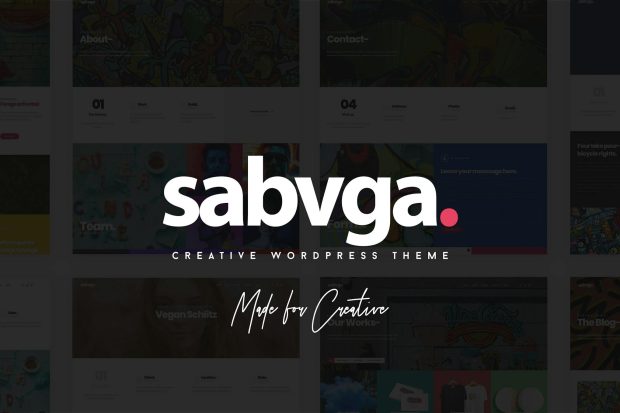 Sabvga - Modern & Creative Portfolio Theme 1.4