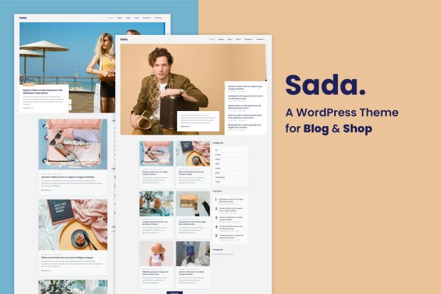 Sada - A WordPress Theme For Blog & Shop 1.1.4