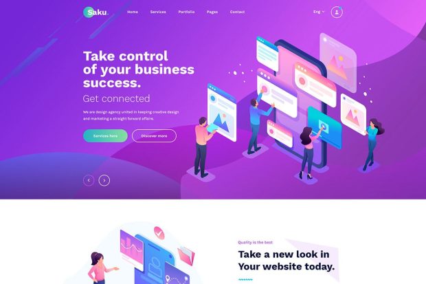 Saku - Agency And Business HTML Template