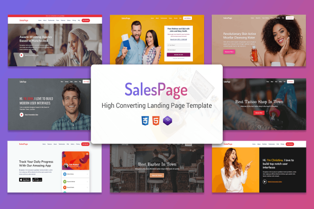 SalesPage - Apps, Business & Agencies Landing Page