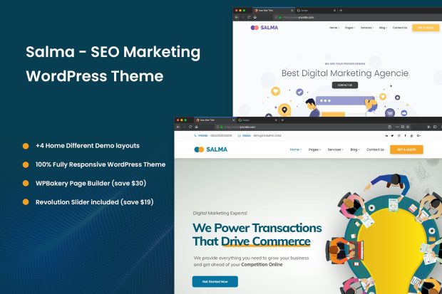 Salma - SEO Marketing WordPress Theme 1.0.0