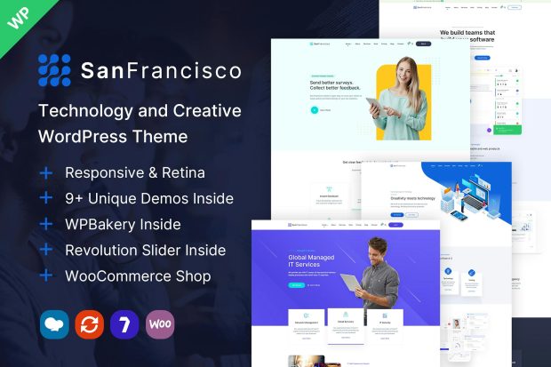 San Francisco - Creative WordPress Theme 1.20