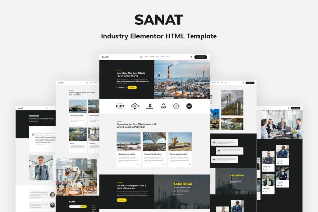 Sanat - Industry HTML Template