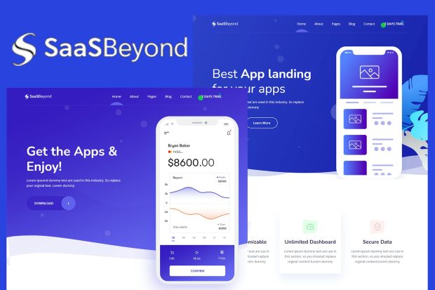 SassBeyond - Sass & Software Landing Page Template