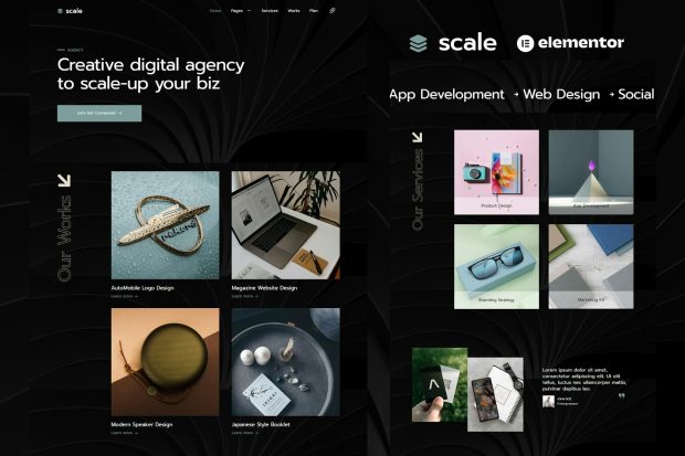 Scale - Creative Agency Elementor Template Kit