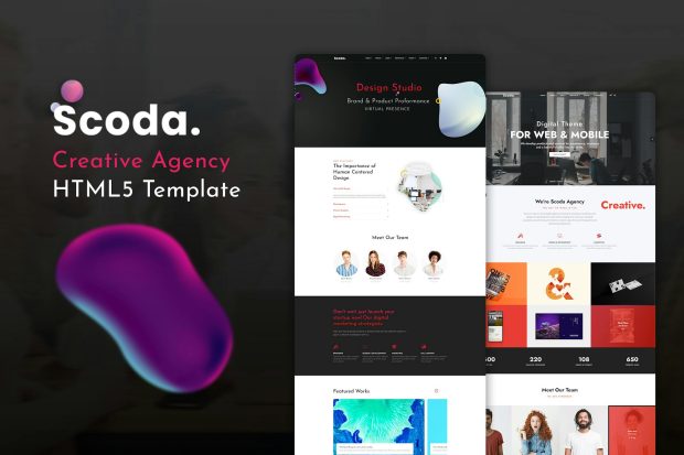 Scoda - Multipurpose One Page HTML5 Template