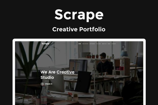 Scrape - Creative Portfolio Template