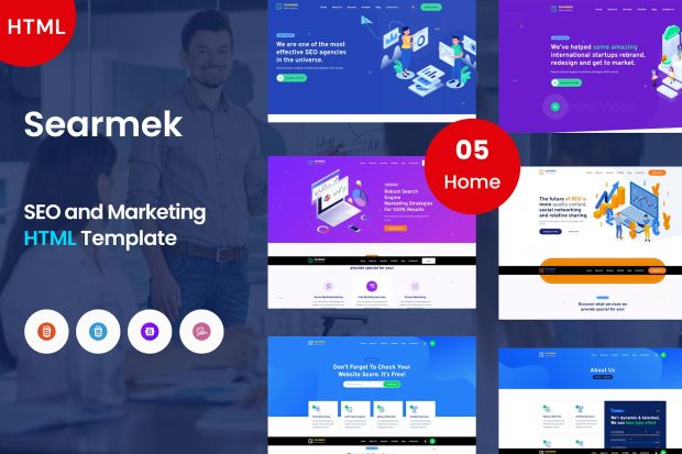 Searmek - SEO and Marketing Template