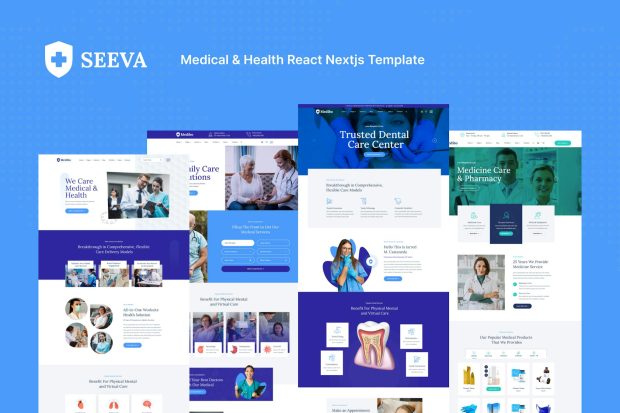 Seeva - Medical & Healthcare React Next Template